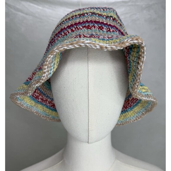 The Sak Women’s Lanie Hand Crochet Multi-Color Bucket Hat | New With Tags - Picture 3 of 12